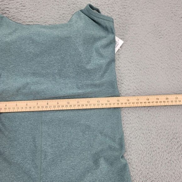 Old Navy Bodysuit Womens Large‎ Green Cloud+ Racerback 6" Inseam Gym Workout - Picture 13 of 13